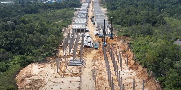 Pembangunan Jalan Tol Segmen 3A Km 11