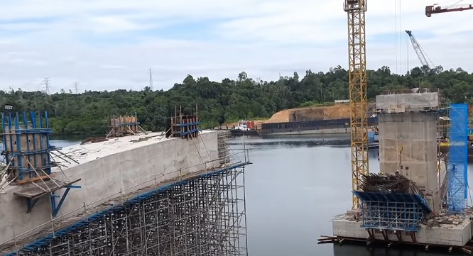 Perkembangan Terbaru Duplikasi Jembatan Pulau Balang di IKN