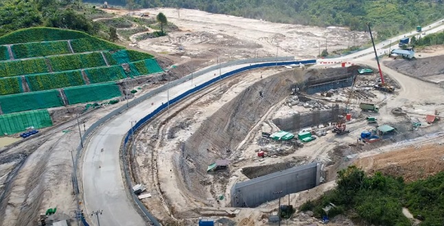 Progres Pembangunan Jalan Tol Segmen 3A dan Jembatan di IKN