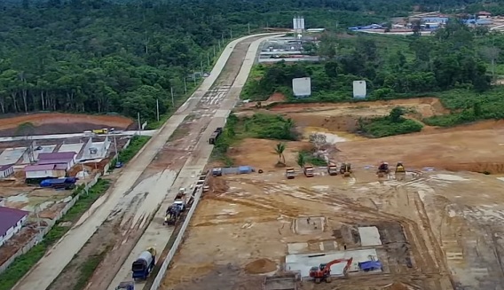progress Jalan Bebas Hambatan di Sekitar Area IKN