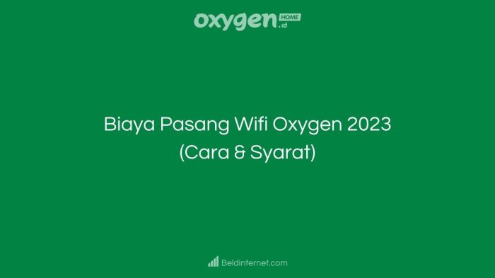 Oxygen paket wifi bandwidth