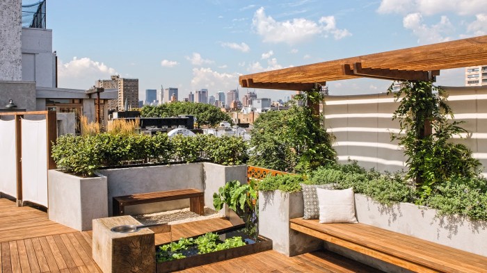 Ide desain garden rooftop dan fungsinya