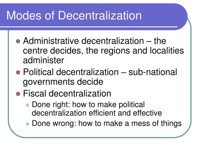 Pengertian dan perbedaan asas desentralisasi dan dekonsentrasi
