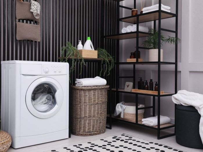 Ide dekorasi ruang laundry sempit & minimalis