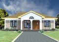 Denah rumah sederhana 3 kamar