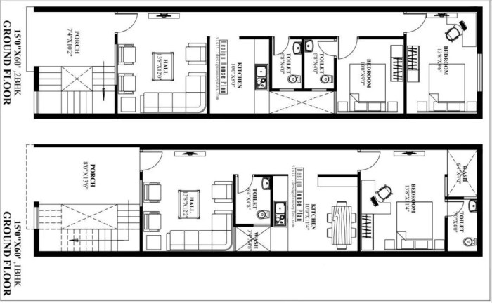 Denah rumah type 45 dan tampaknya