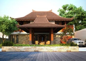 Denah rumah joglo classic modern