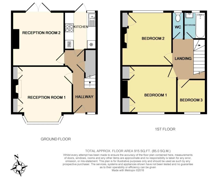 Contoh denah rumah melebar ke samping