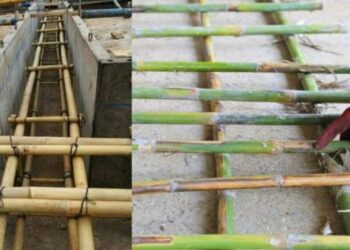 Bambu sebagai pengganti besi beton