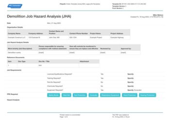 Analisa Pekerjaan Bongkaran Sni