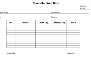 Formulir Surat Permintaan Barang