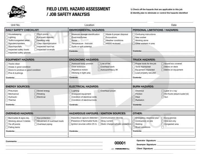 √ Formulir JSA (Job Safety Analysis): Panduan Lengkap Meningkatkan ...