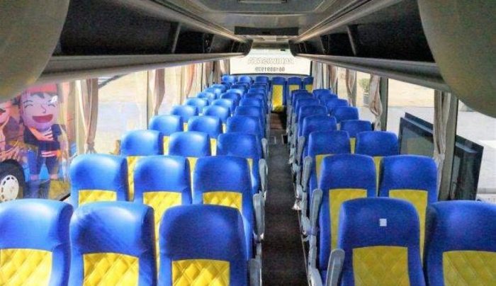 Denah kursi bus 59 seat