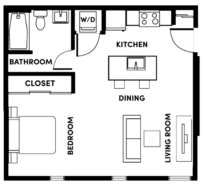 Cara mendesain denah kost luas kamar 3x5