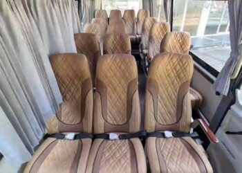 Denah kursi elf 18 seat