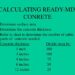 Menghitung kebutuhan cor beton ready mix