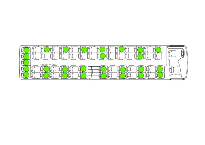 Denah kursi bus 50 seat 2 2