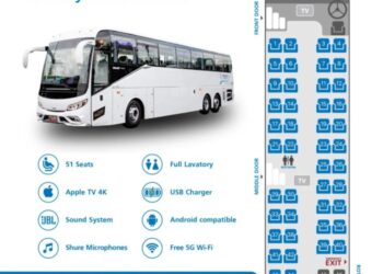 Denah kursi bus 45 seat 2 2