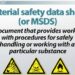 Mengenal MSDS (Lembar Data Keselamatan Bahan) dalam K3