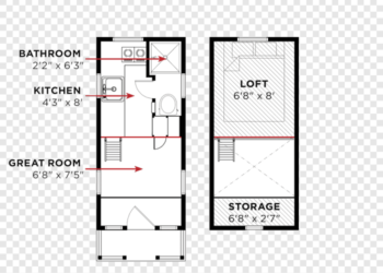Denah kontrakan 3x6 kekinian