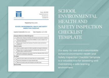 Contoh Format Formulir Checklist Inspeksi K3 Lingkungan