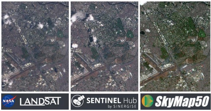 Cara Memperoleh Citra Satelit EARTHSCANNER berbagai resolusi