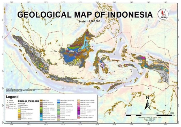 Download Shapefile Geologi Seluruh Indonesia