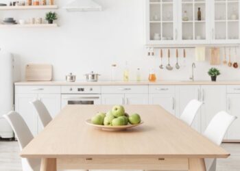 Desain meja dapur aesthetic