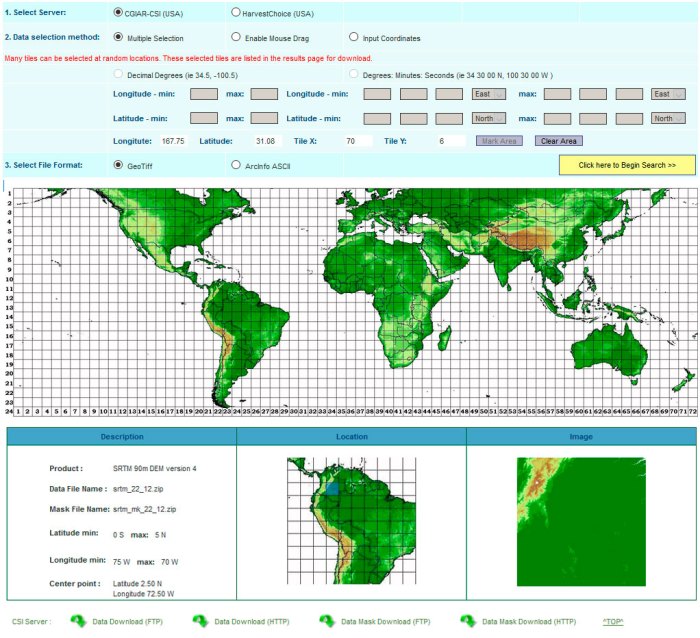 Download DEM SRTM 30m Seluruh Indonesia Per Provinsi