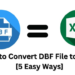Konversi Database atau Tabular (dbf) pada Shapefile ke Ms Excel