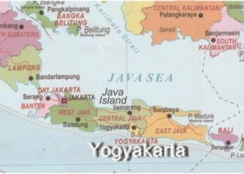 Peta Geomorfologi Pulau Jawa