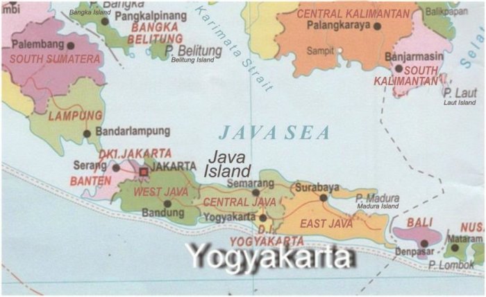 Peta Geomorfologi Pulau Jawa