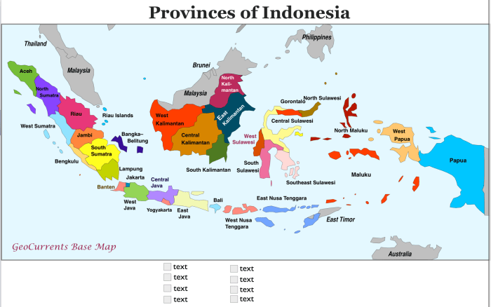 Gambar peta daftar provinsi di indonesia lengkap