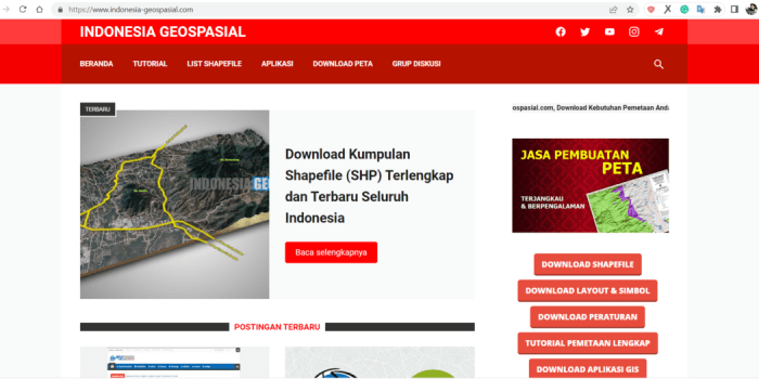 Download Shapefile Geologi Seluruh Indonesia