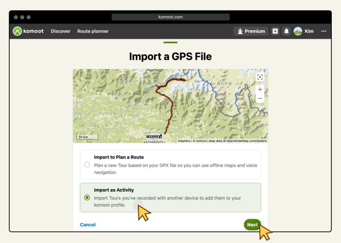 Mengimport data dari GPS ke format .gpx Menggunakan EasyGPS