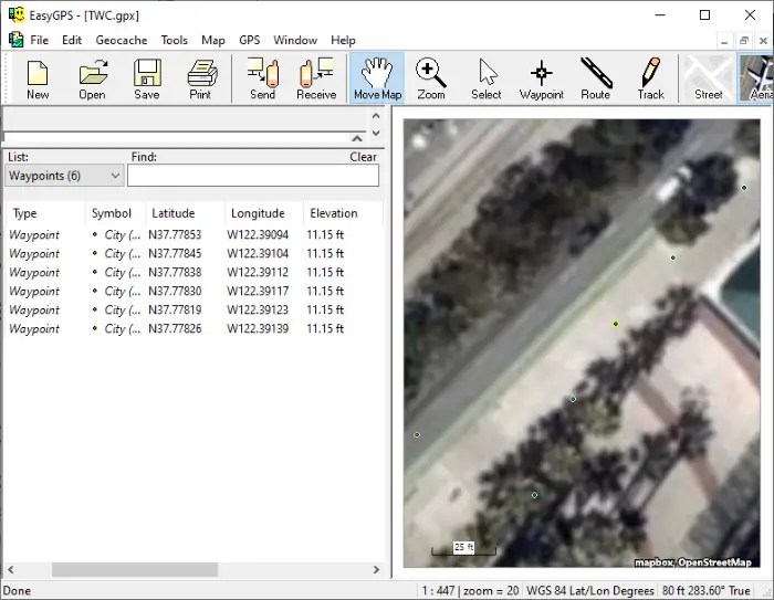 Mengimport data dari GPS ke format .gpx Menggunakan EasyGPS