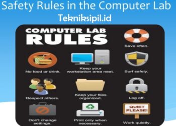 langkah k3 di lab komputer