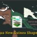 Gambar peta provinsi papua terbaru file SHP