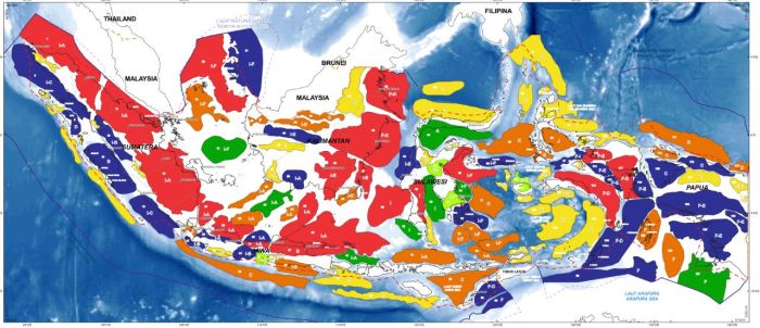 SHP Peta Garis Kontur Batimetri dan Coastline Indonesia Gratis