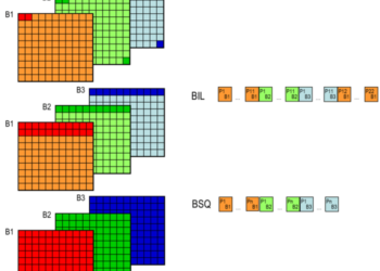 Perbedaan Format BSQ, BIL, BIP pada Citra Digital
