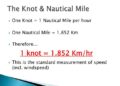 1 knot berapa km? Rumus dan contoh perhitungan
