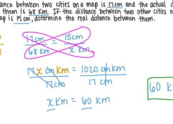 Cara menghitung jarak sebenarnya pada peta