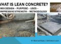 Design criteria for plain and lean concrete