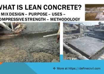 Design criteria for plain and lean concrete