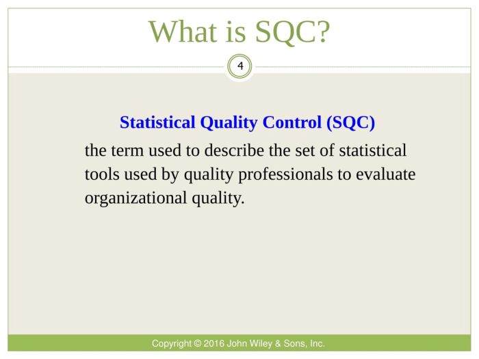 Sqc adalah (statistical quality control) adalah