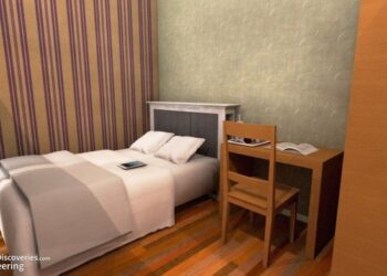 Denah rumah minimalis 2 kamar 6x8