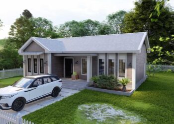 Contoh denah rumah 8x12 dan rincian biayanya