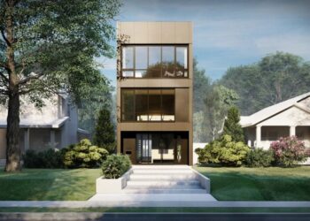 Contoh desain rumah kecil unik