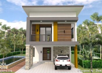 Contoh Desain Rumah 2 Lantai Sederhana dan Biaya 100 Jutaan