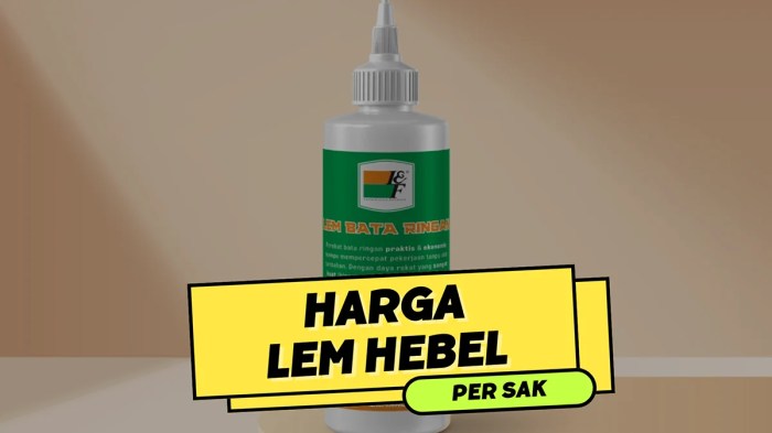 1 sak lem hebel berapa meter?